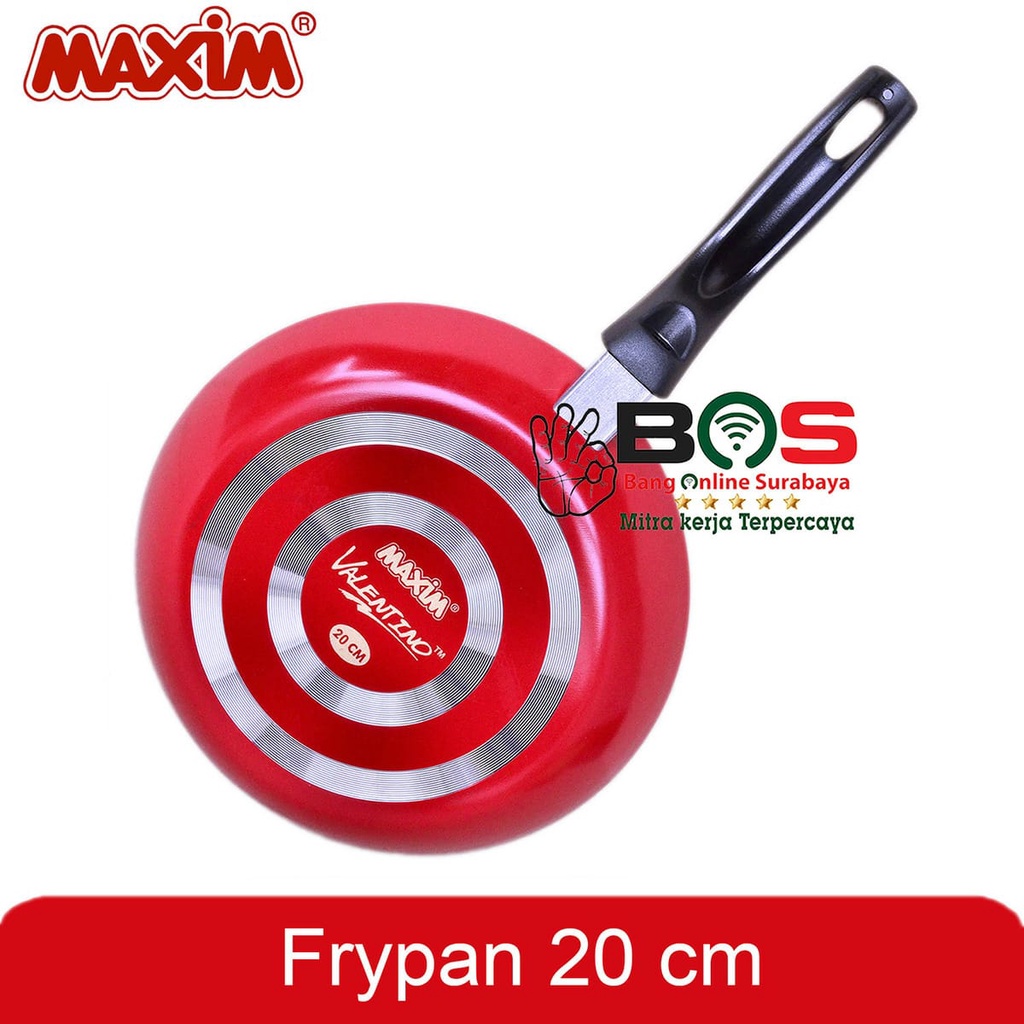 Frypan Teflon Wajan Anti Lengket Maxim Valentino 20CM Panci Penggoreng