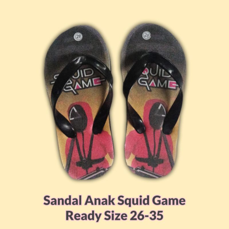 Sandal anak jepit motif - sandal game - sandal jepit game- sendal jepit anak