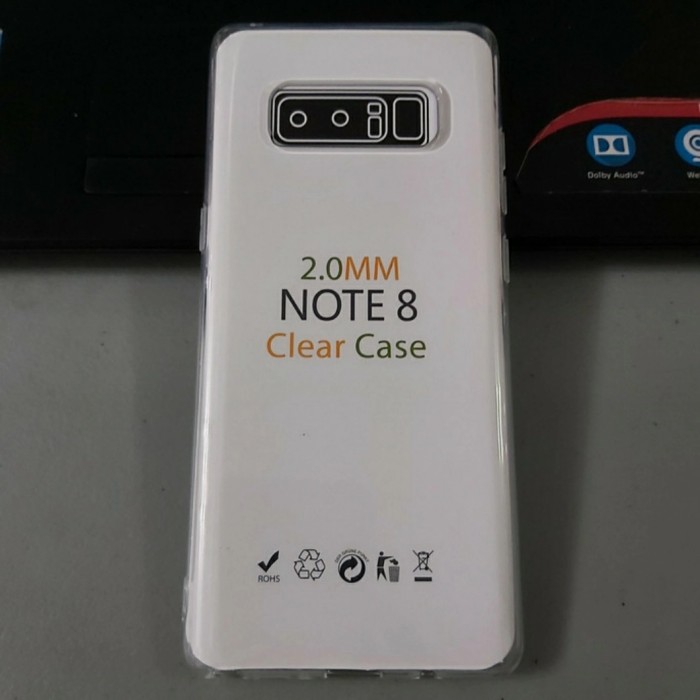 C/C- Softcase Clear Case Sillikon Kondom Case Bening Case Samsung Note 8 by POA