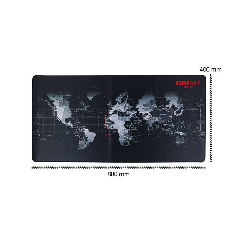 TaffGO Gaming Mouse Pad XL Desk Mat Motif Peta Dunia - MP002