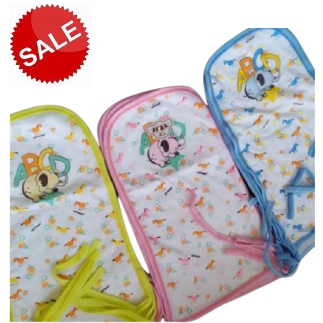 12pc POPOK TEBAL Bayi / Popok Alas / Popok Ikat Tali / Popok Putih Sablon celana popok kain lusin