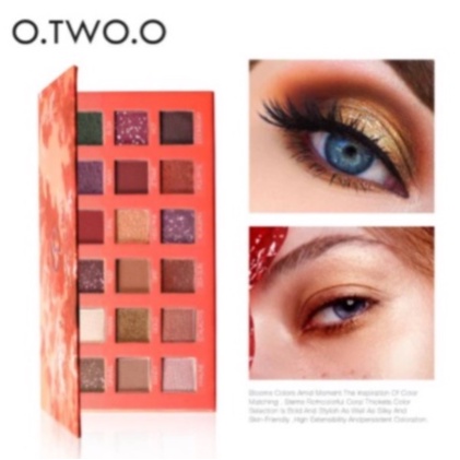 O TWO O Palet Eyeshadow Isi 18 Warna Glitter LS 9995