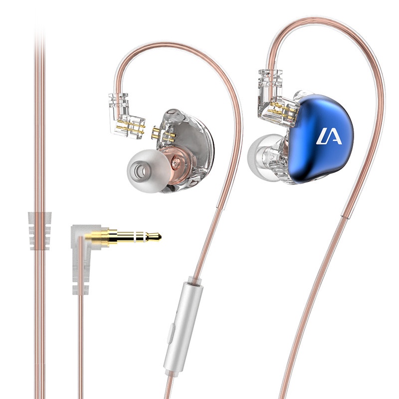 Dx02 Earphone HIFI Dinamis Desain Batu Cobblestone Untuk Olahraga Lari