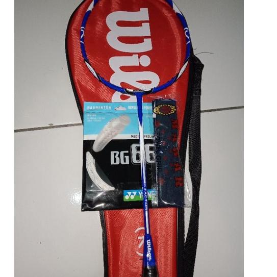 Sekarang Untung RAKET BADMINTON WILSON K FACTOR PLES SENAR