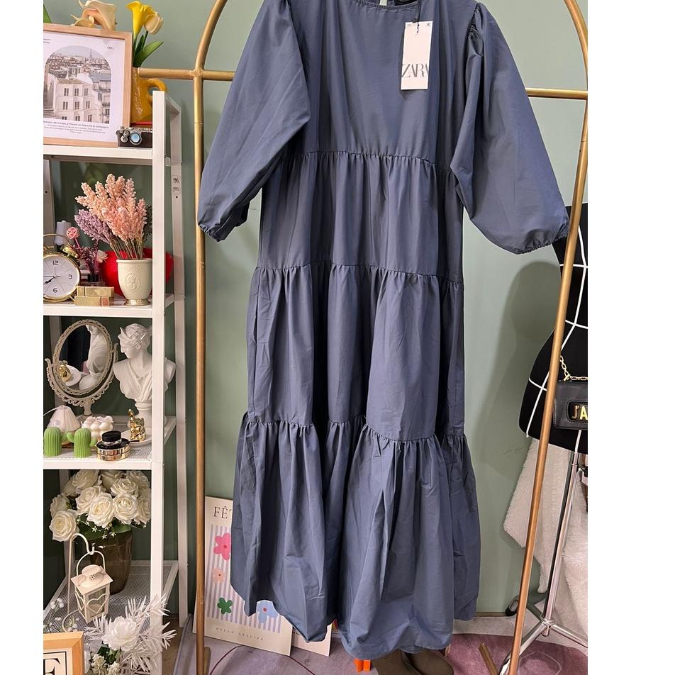 [MRK.19Au22ᴺ] zr poplin maxy dress