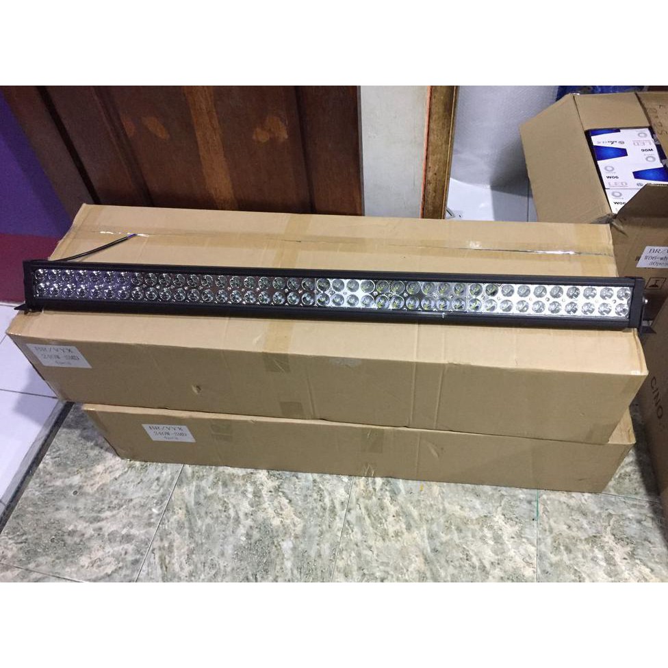 TERLARIS  led light bar 240w double rows lampu offroad led TERBARU