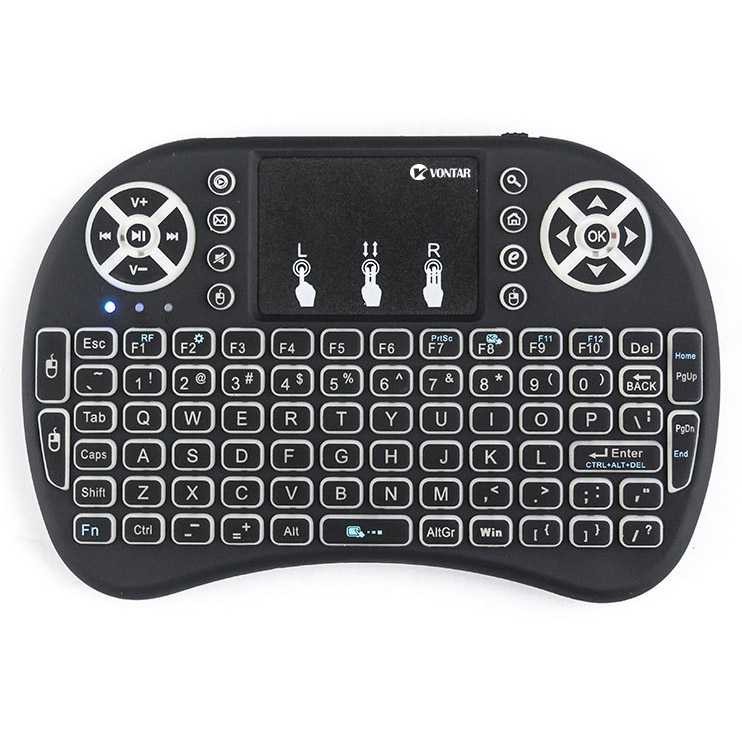 Keyboard Wireless Mouse Mini RGB 2.4GHz BW06 Touch Pad Keybord Modern Keyboad Laptop PC Smart TV