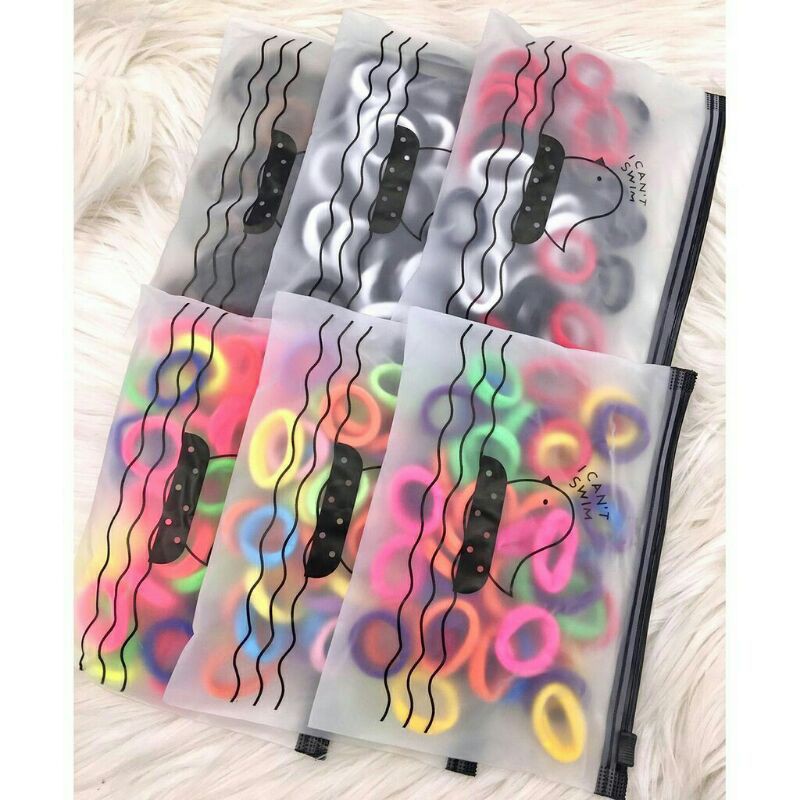 40 PCS IKAT RAMBUT DONAT IKAT RAMBUT KOREA