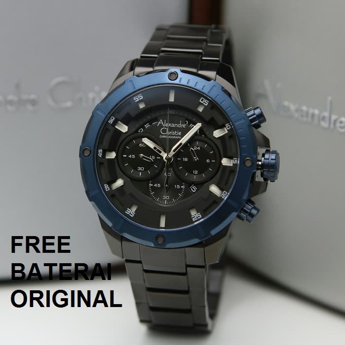 JAM TANGAN PRIA ALEXANDRE CHRISTIE AC 6529 / AC6529 ORIGINAL GARANSI RESMI 1 TAHUN