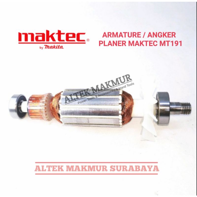 Jual Armature Mesin Planer Maktec Mt Angker Dinamo Pasah Kayu Maktec Mt Rotor