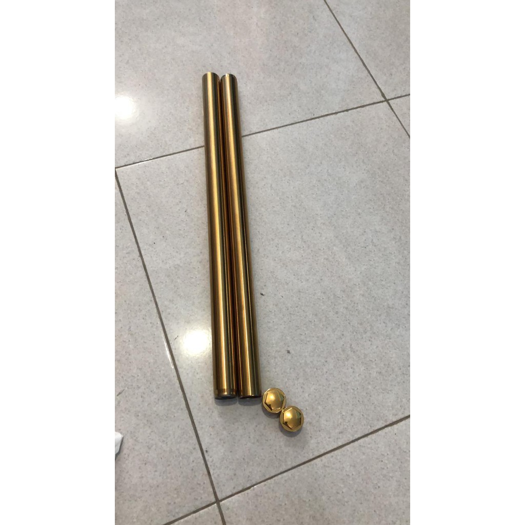 As Shock Depan Thailand Honda GL MegaPro TIGER DAN CBR OLD Diameter 31 Gold plus baut as