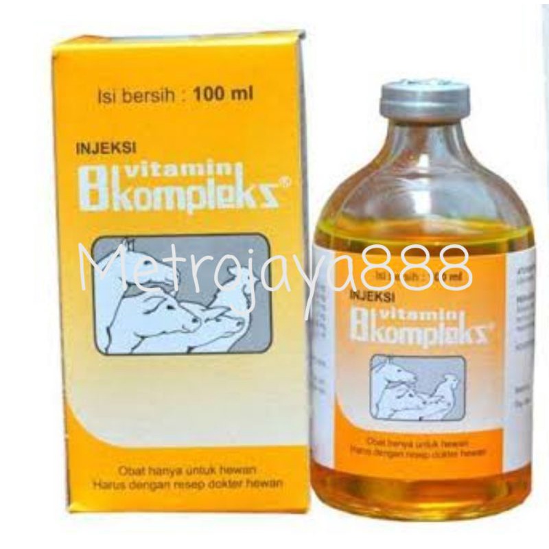 Vitamin B kompleks untuk Hewan Peliharaan & Ternak 100 ml