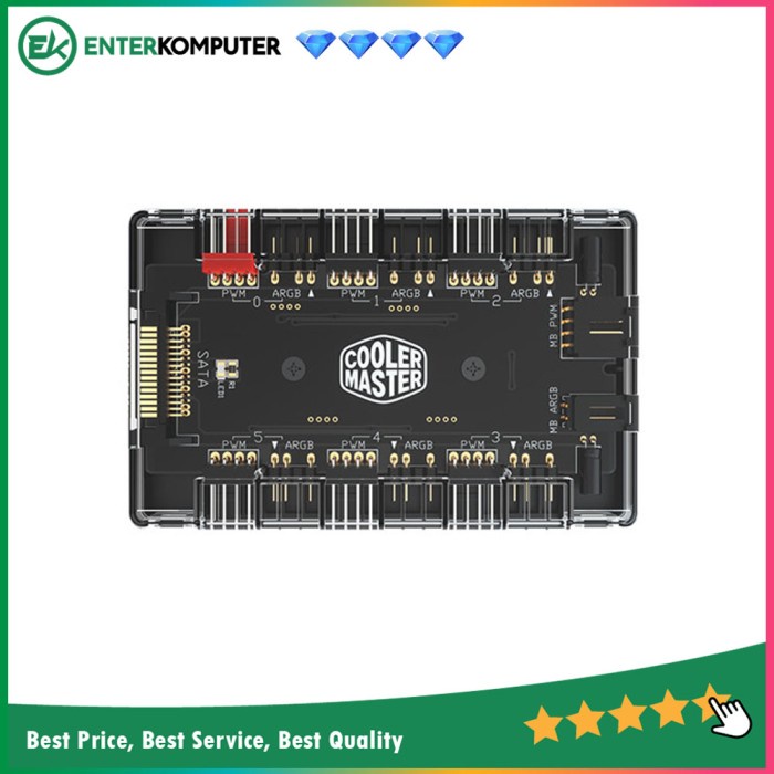 Cooler Master MasterFan ARGB &amp; PWM HUB 1 - 6 Port