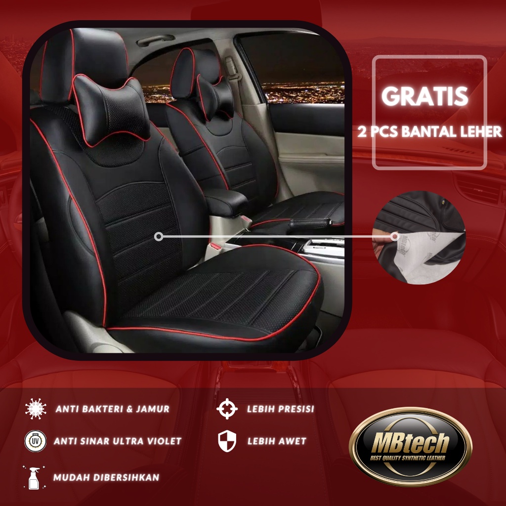 BAHAN PREMIUM MBTECH - Sarung jok sporty mobil Avanza Xenia Ertiga Mobilio Grand Livina Rush Terios 