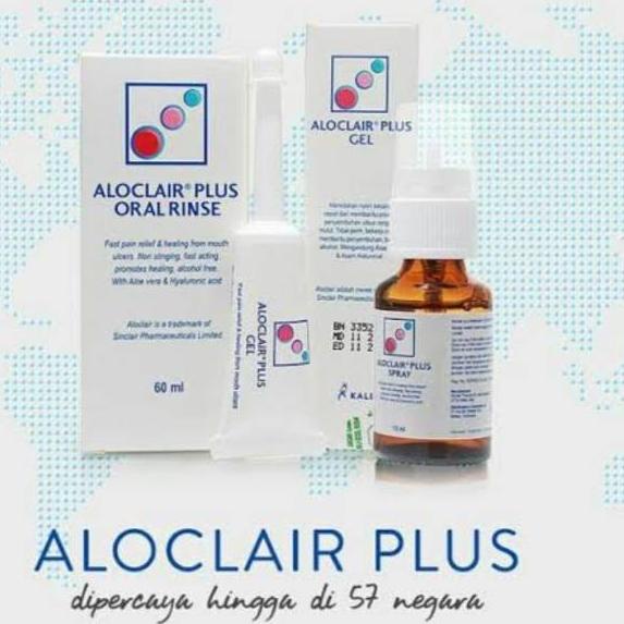 Aloclair Plus Spray / Aloclair Plus Gel / Aloclair Spray / Aloclair Gel Sariawan