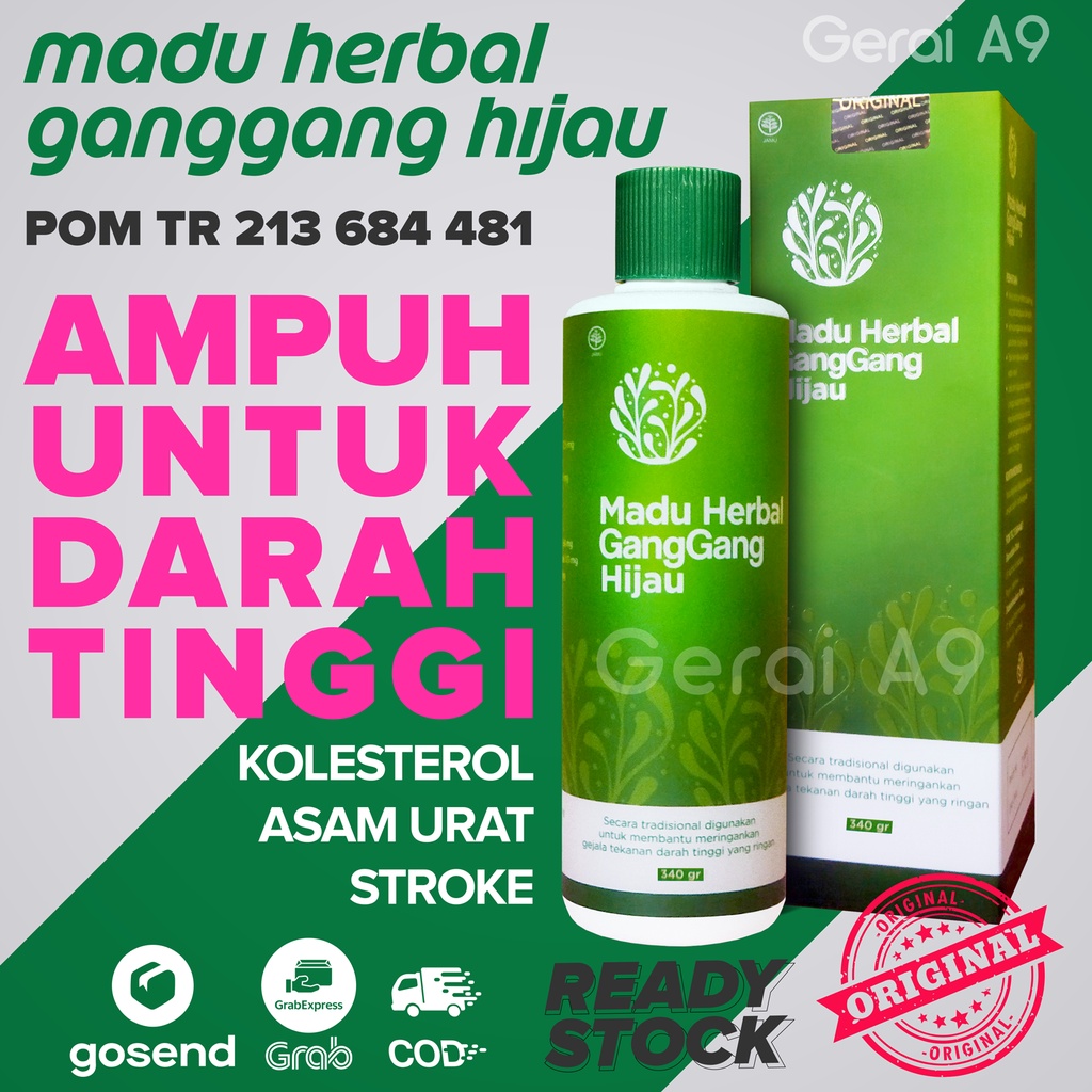 Madu Herbal Ganggang Hijau Ampuh Untuk Darah Tinggi Original BPOM