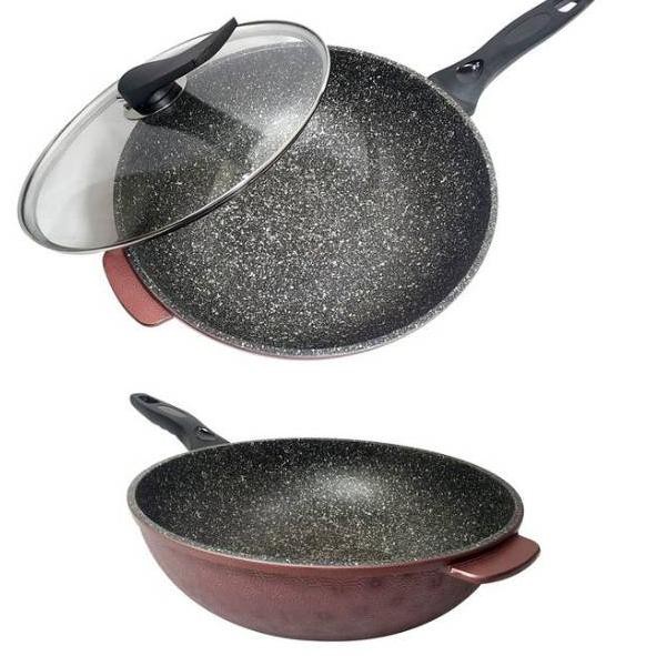✲ MOEGEN GERMANY Panci Wajan Marble Wok PAN ❇