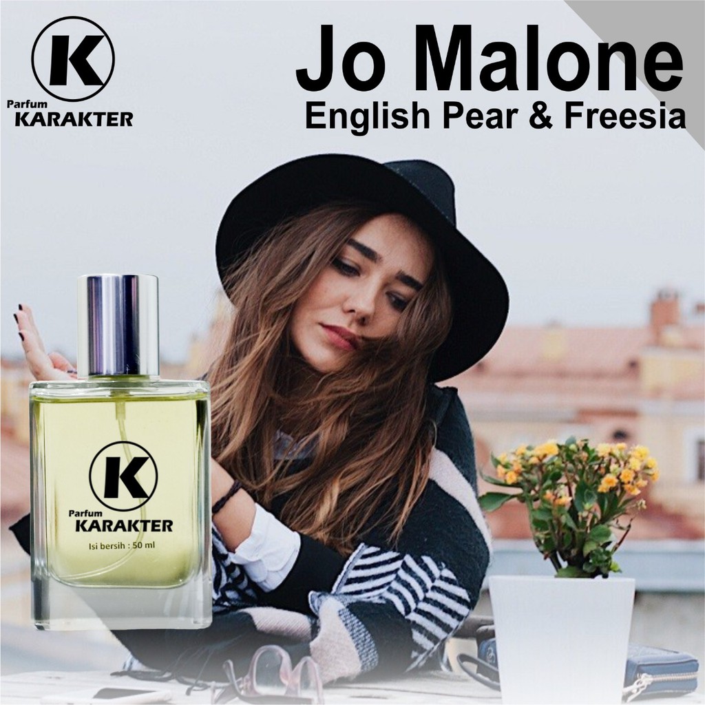 Bisa Cod | Parfum Cewek Jo Malone English pear &amp; Fressia Wangi &amp; Tahan Lama  Kemasan 50ml