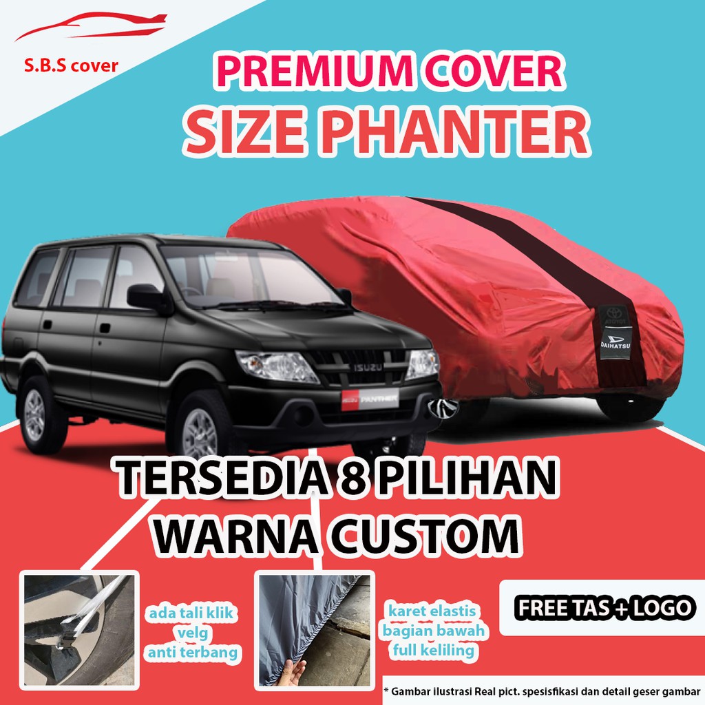 Body Cover Mobil panther Sarung Mobil panther/phanter/panther kotak/panther ls/panther lama/panther hi grade/panther kapsul/panther touring/panther grand touring/panther sporty/panther miyabi/panther/new panther/all new panther