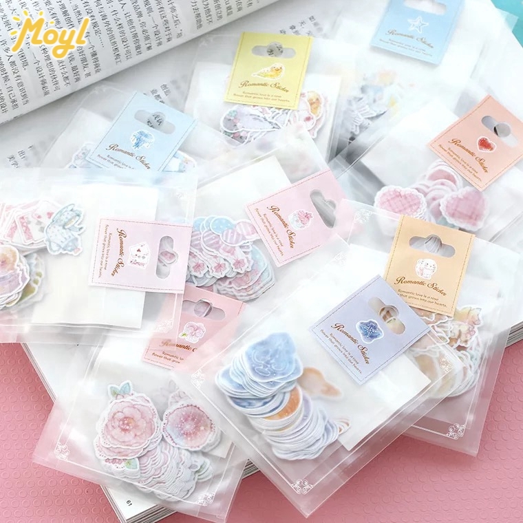 60pcs Kartun Hewan Jepang Stiker Kreatif Warna-Warni Bahan Diy Diary Buku Stiker Hias
