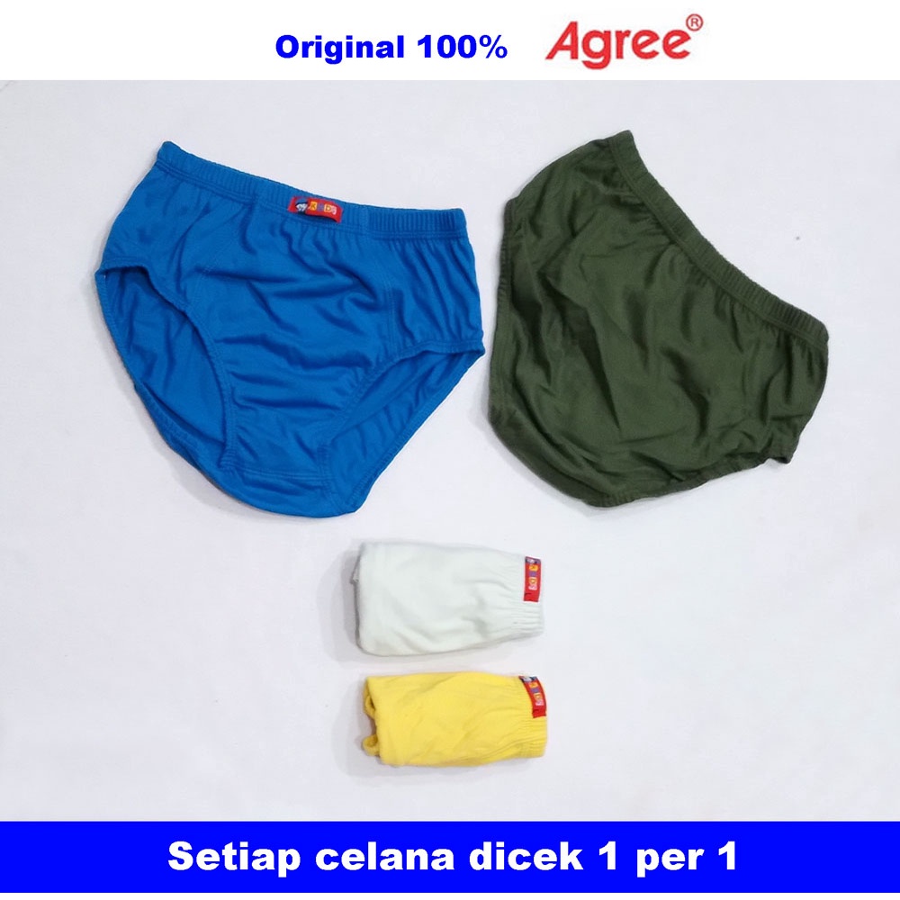 Celana Dalam Anak Polos Agree Original Bahan Katun Adem Jahitan Rapi