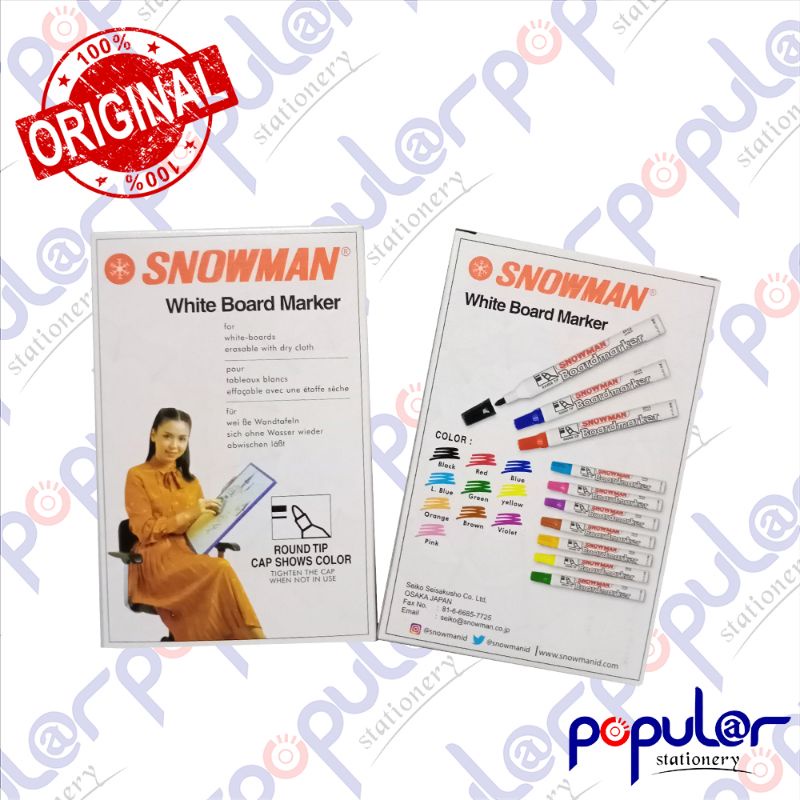 

Spidol Snowman White Board BG