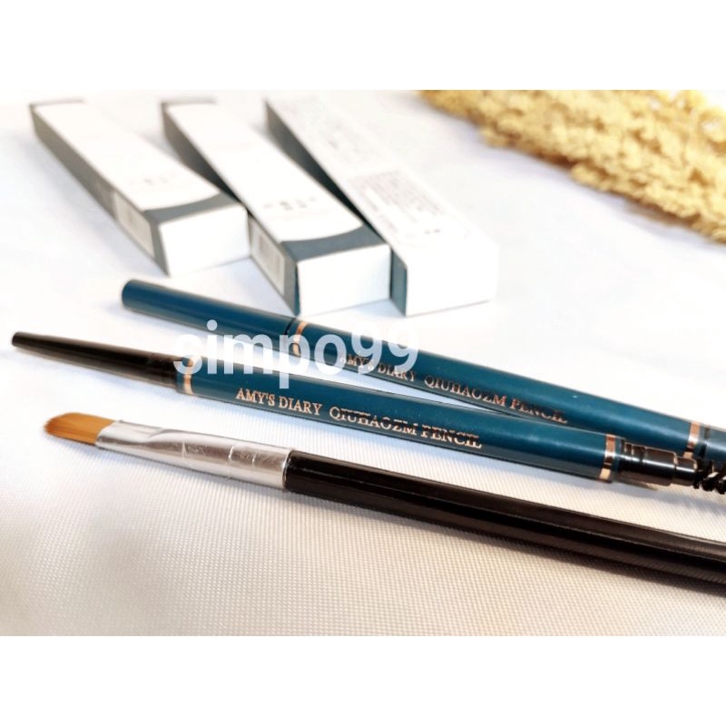 SMP99 - Pensil Alis Brown + Kuas / Pensil Alis + Kuas / Pensil Alis Waterproof / Pensil Alis + Kuas / Pensil Alis Natural / Pensil Alis Terlaris / Pensil Alis / Pensil Alis Terlaris / Pensil / Kosmetik / Kecantikan Wanita / Perawatan Wajah