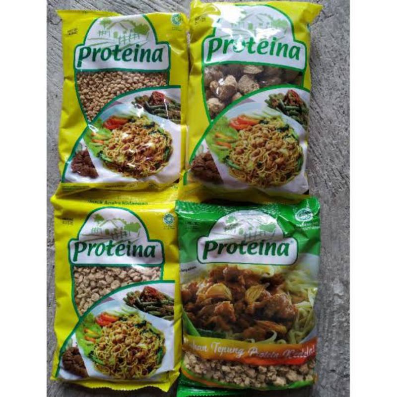 

PROTEINA LS/LX protein nabati 250gr/protena/daging vegetarian/daging campuran mie ayam murah