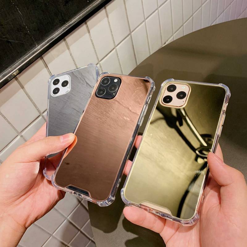 Casing Kaca Anti Guncang Untuk Iphone 11 Pro X Xs Max Xr Se 2020 6 6s+7 Plus 8 8plus