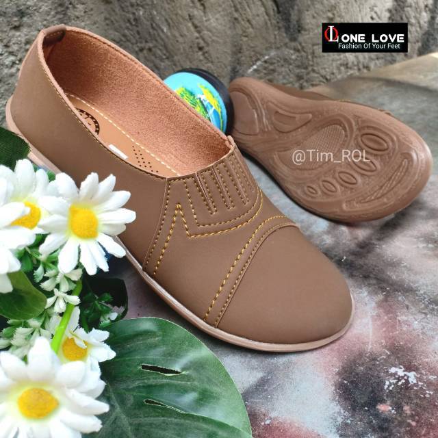 One Love Sepatu Terbaru Sepatu Wanita Flat Slip On Mocacin Ori One Love Terbaru Asli Tasik Best