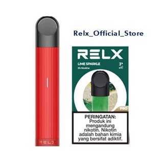 RELX ESSENTIAL PAKET BUNDLE BLACK, BLUE, RED, STEEL BLUE, GREEN, WHITE-Red