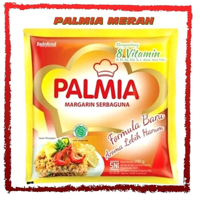 

margarin serbaguna palmia merah 200g aroma harum PALMIA INDOFOOD