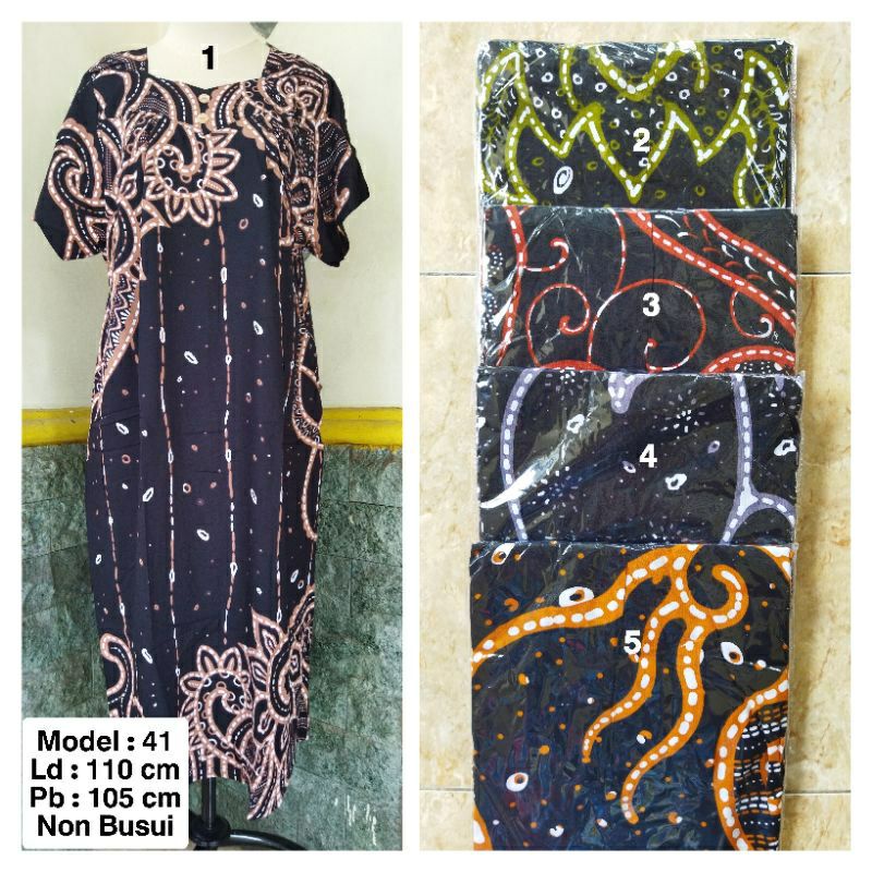 Daster Kencana Ungu Asli Model 41 Label Biru Non Busui