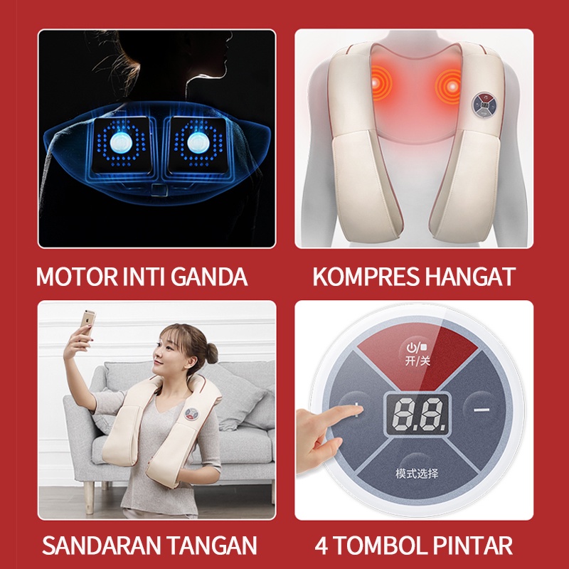 Selendang Pijat/Chiropractic Bahu/Pijat Leher Gantung/Sabuk Pijat Pelangsing/Pijat panas SURABAYA