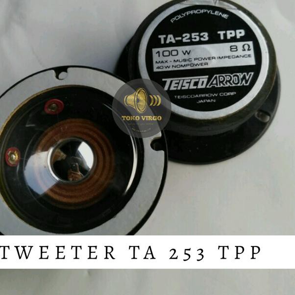 ¹ Pasti.Ready SEPASANG Tweeter 100 Watt 2,5 Inch I Twiter Teisco Arrow TA 253 TPP ¹