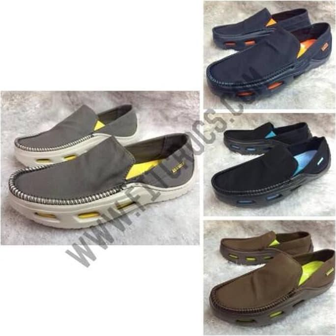 Grosir Crocs Cowok Pria Tideline Sport Canvas Original Grosir Dan Ecer Produc Terbaru