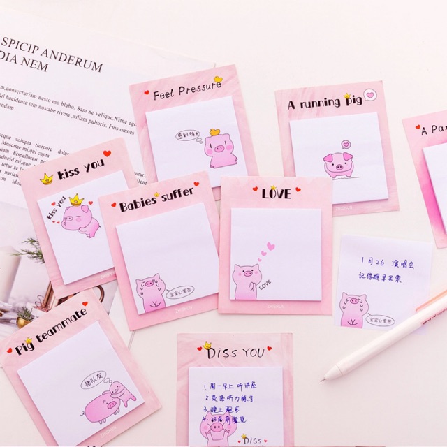 

Stick Note Unik Edisi Piggy Imut 2nd Edition