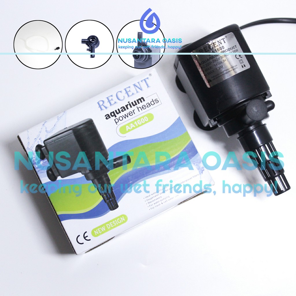 POMPA AIR CELUP AQUARIUM RECENT AA-1600 