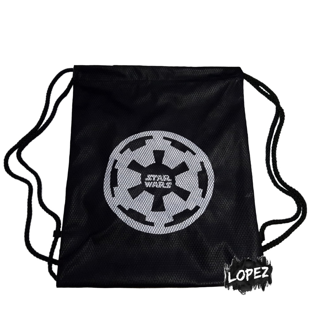 Tas Jaring Star Wars / Tas Serut Galactic Empire / Backpack Old Empire / Drawstringbag Darth Vader Y