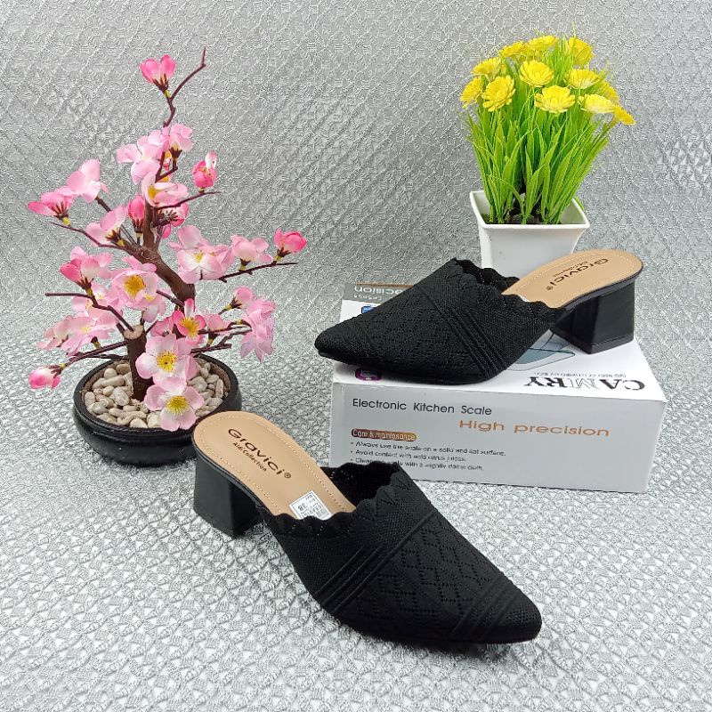 Selop Wanita / Bustong Wanita / Sandal Terbaru Wanita Upper Rajut Import WEA 02