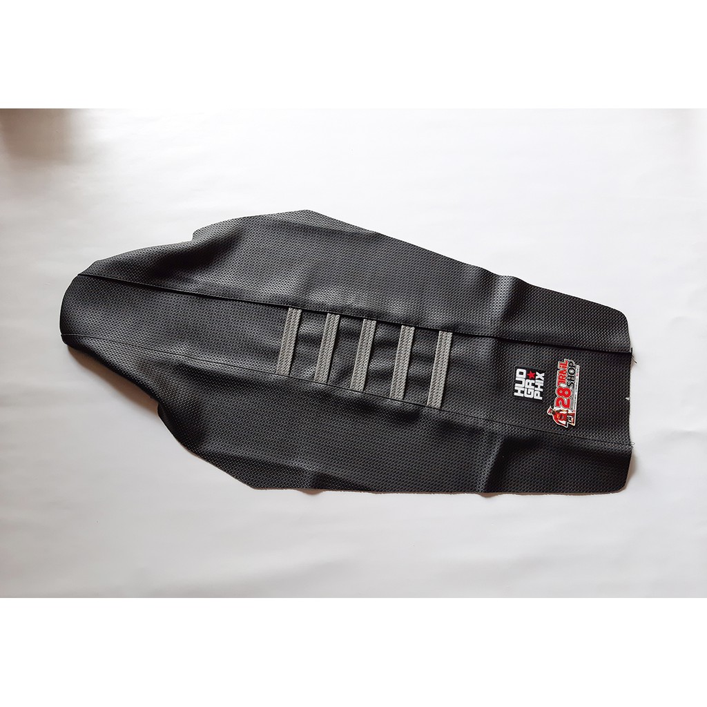 Cover Jok Sarung Jok KLX Body Gordon Hitam Abu hudgraphix