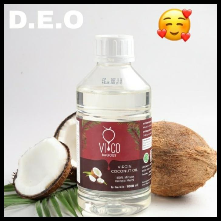

DISKON TERBATAS !!! VICO BAGOES VCO VIRGIN COCONUT OIL 1000 ML TERLARIS