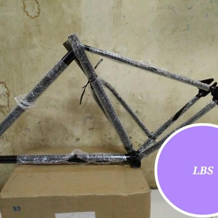 Frame Frame Fixie Lurus Lokal 700C Hitam L Frame 700C Lokal Lurus Fixie