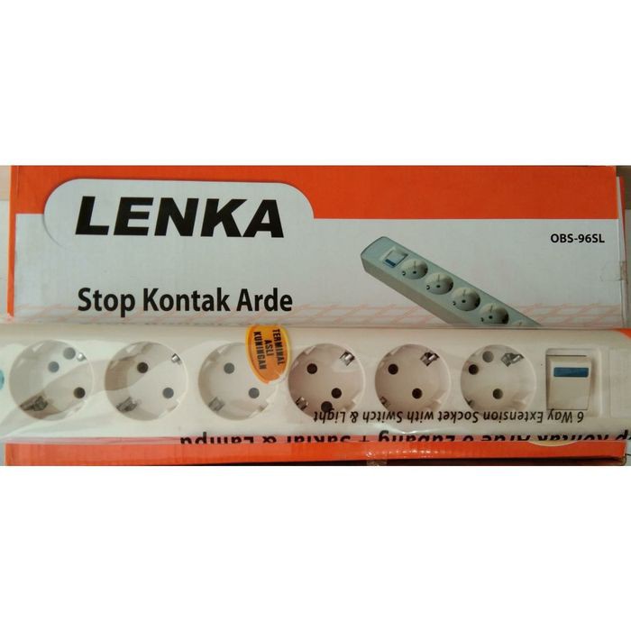 Stop Kontak Tanpa Kabel 6 Lubang OBS 96 SL