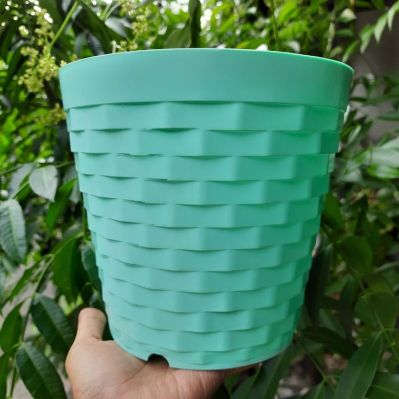 Pot Bunga SJP T&T Hijau Tosca / Pot Tanaman