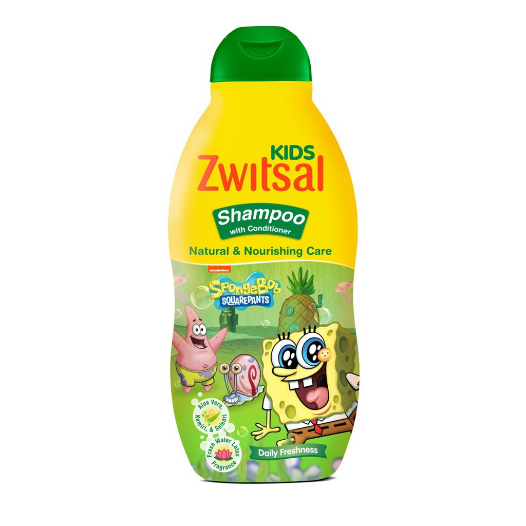 - Zwitsal Kids Shampoo with Conditioner Natural &amp; Nourishing Care 180ml