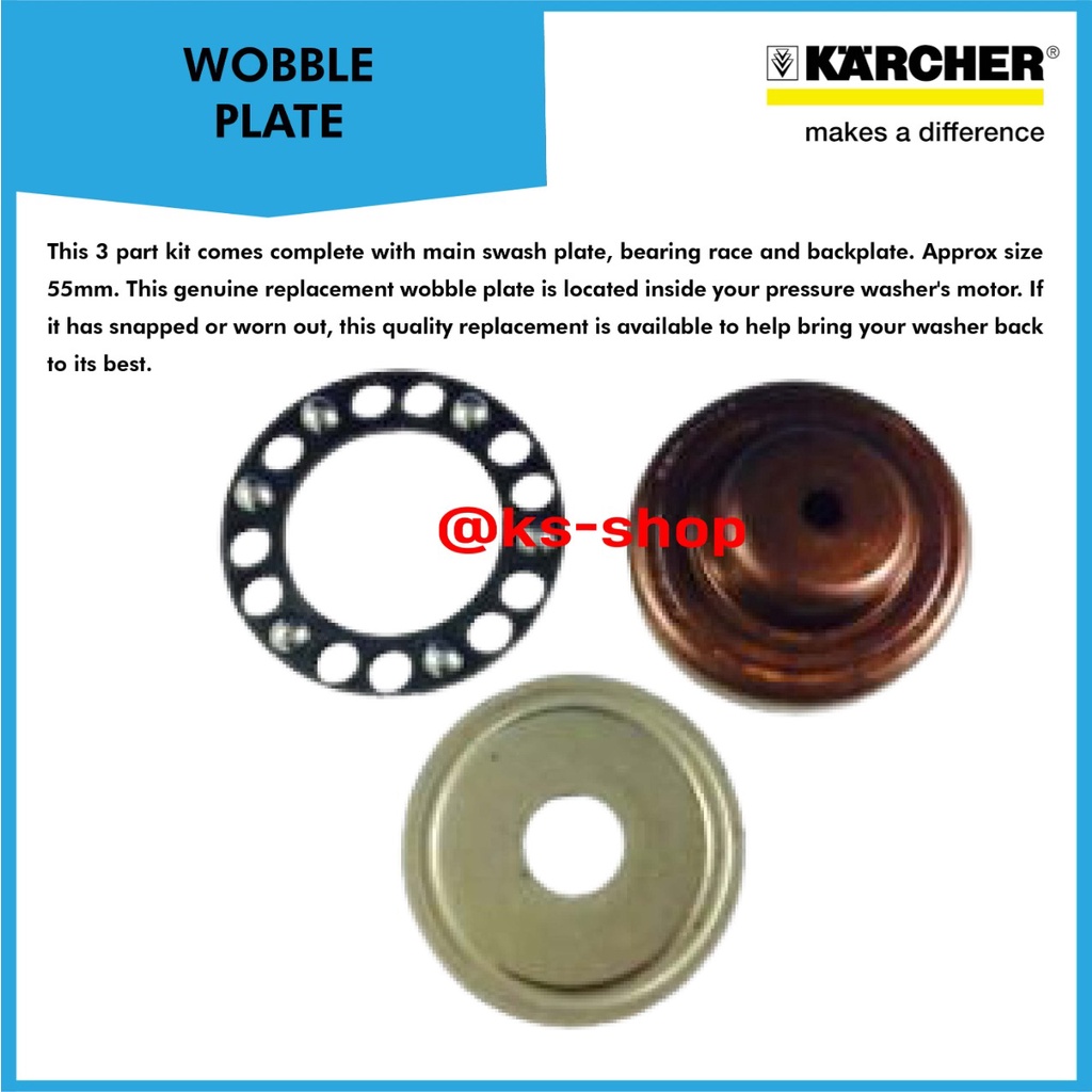 Karcher Sparepart Wobble Disc Assy | Karcher | For High Pressure Cleaner
