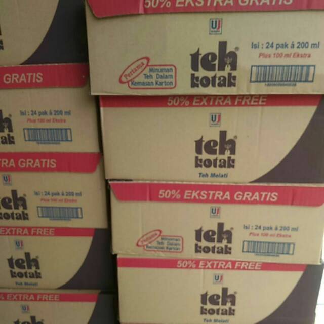 

Teh Kotak 200 ml isi 24 pcs plus extra 100 ml