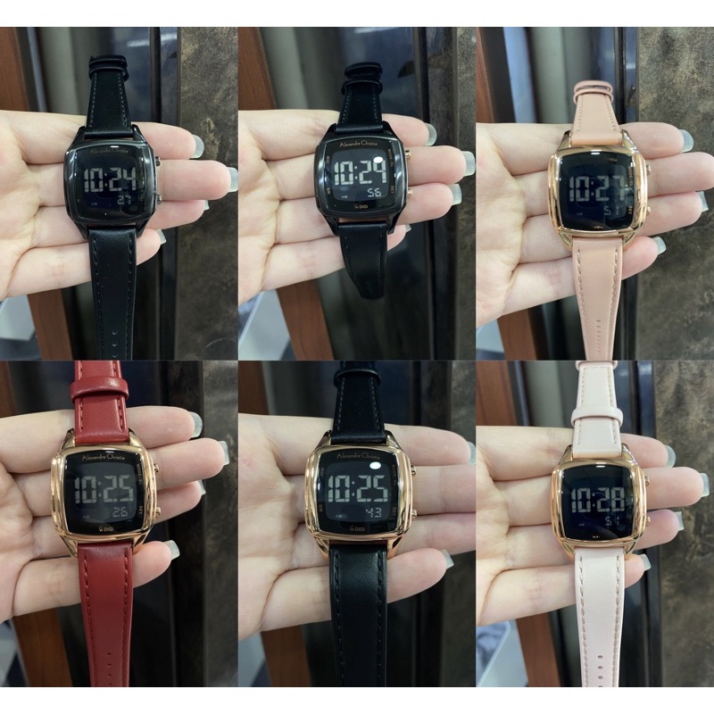 JAM TANGAN WANITA ALEXANDRE CHRISTIE DIGITAL AC9355 AC 9355
