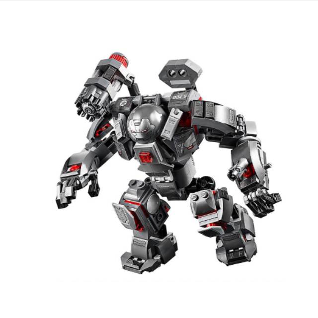 Lego marvel ironman war machine buster hulkbuster grey 76124 minifigure brick bootleg kw ...